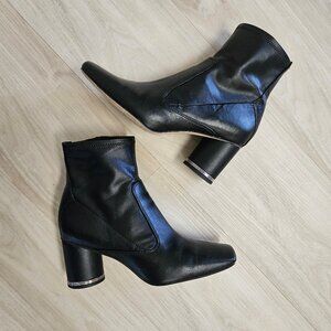 Franco Sarto Stretch Booties, 9M, Black